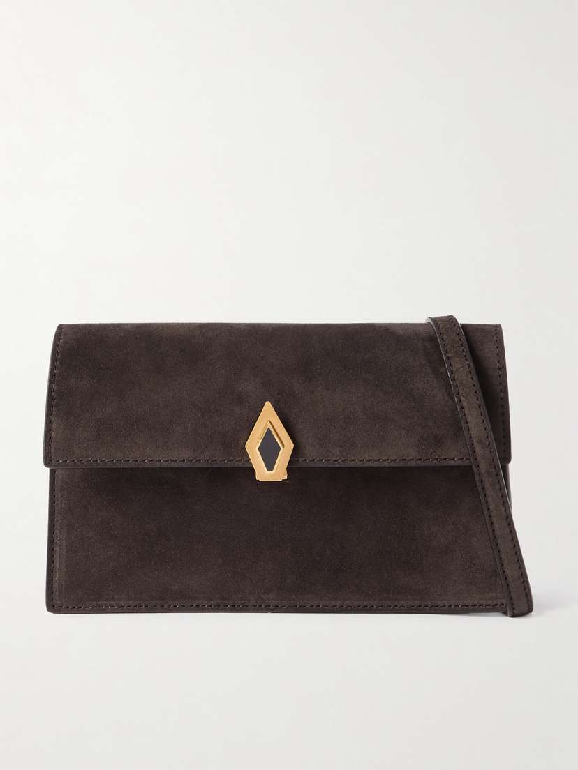 Métier Parallel 22 Small Suede Shoulder Bag