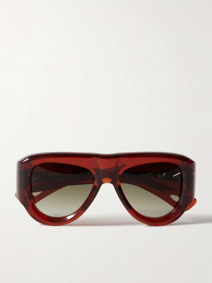 Jacques Marie Mage Barclay D-frame Acetate Sunglasses