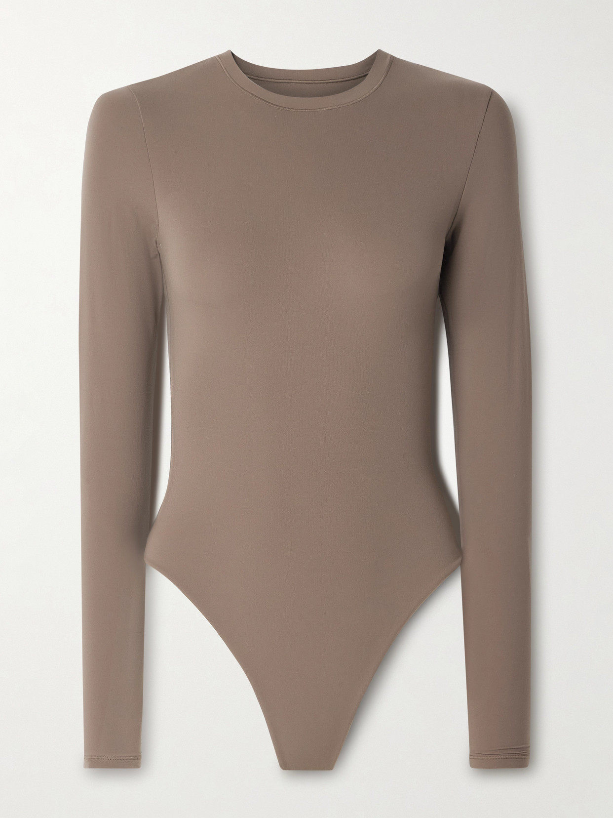 Skims Fits Everybody Stretch-jersey Thong Bodysuit In Unknown