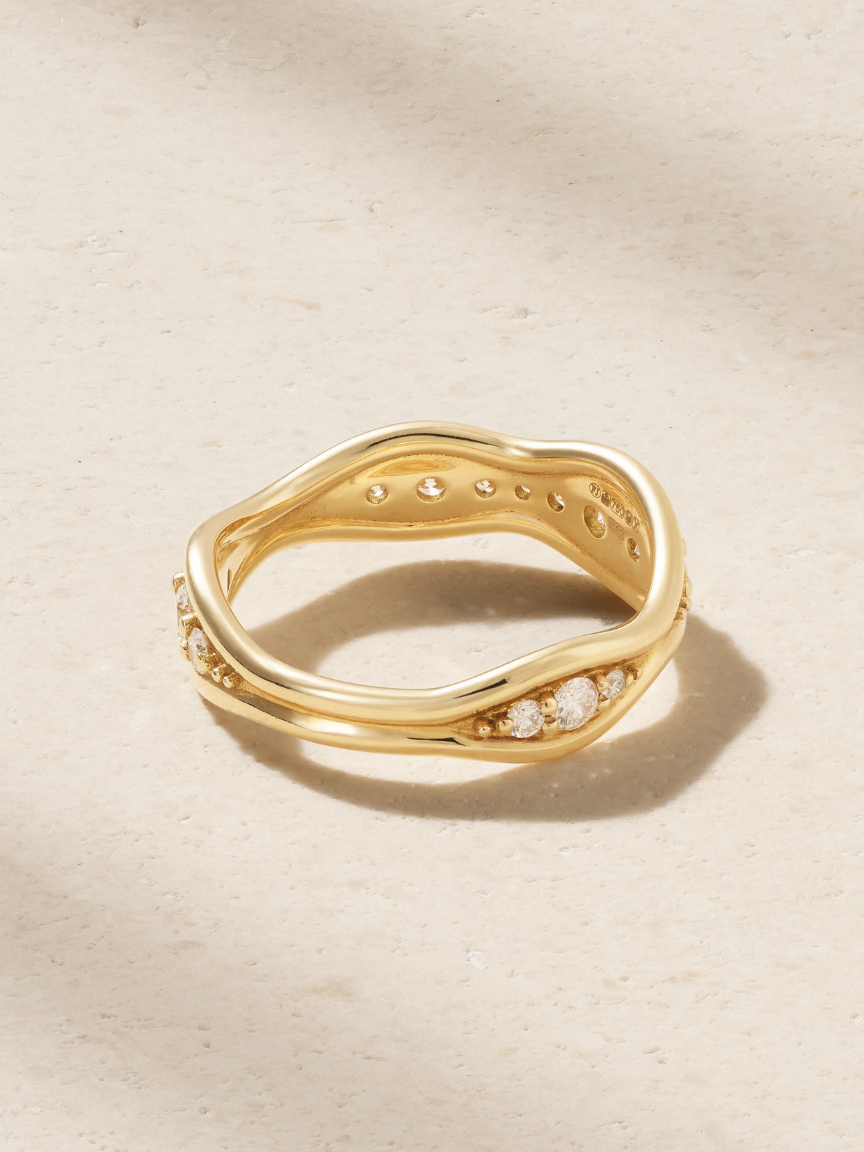 Fernando Jorge Fluid 18-karat Gold Diamond Ring In Gold