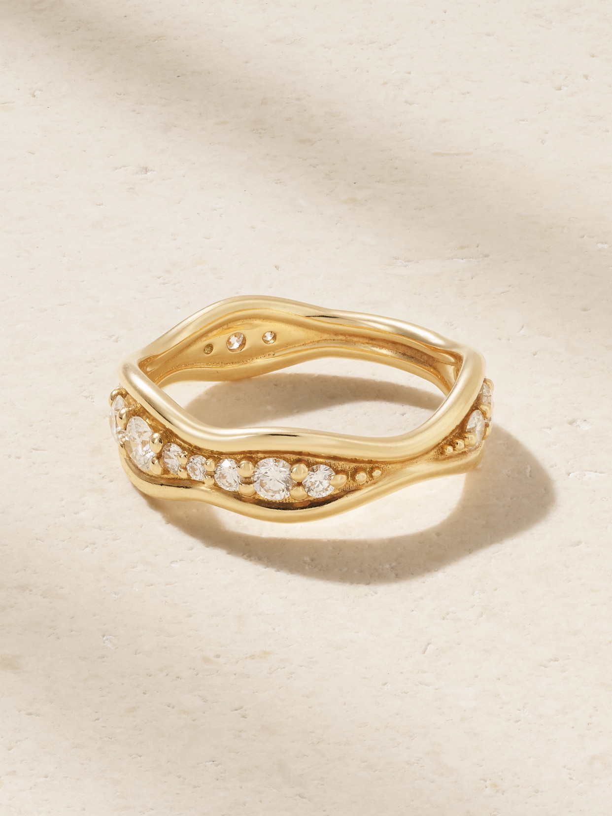 Fernando Jorge Fluid 18-karat Gold Diamond Ring