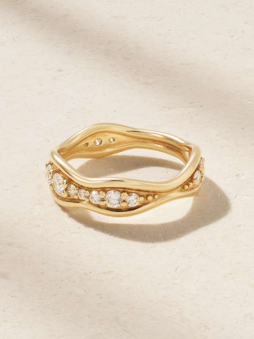 Fernando Jorge Fluid 18-karat Gold Diamond Ring