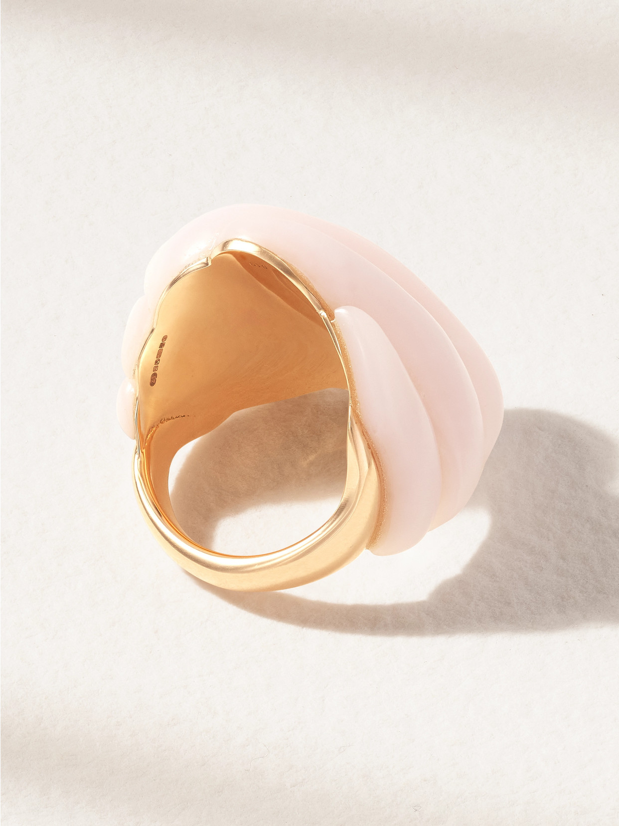 Fernando Jorge Gleam 18-karat Rose Gold Opal Ring In Gold