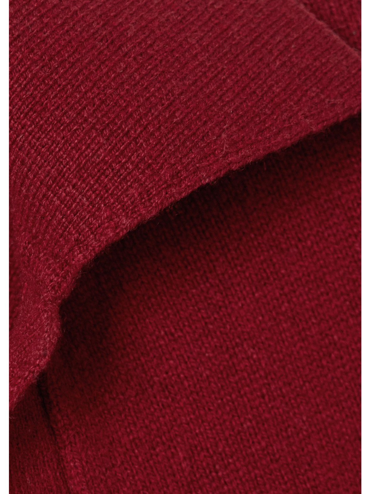 Proenza Schouler Jeanne Ribbed Cashmere And Wool-blend Polo Sweater In Red