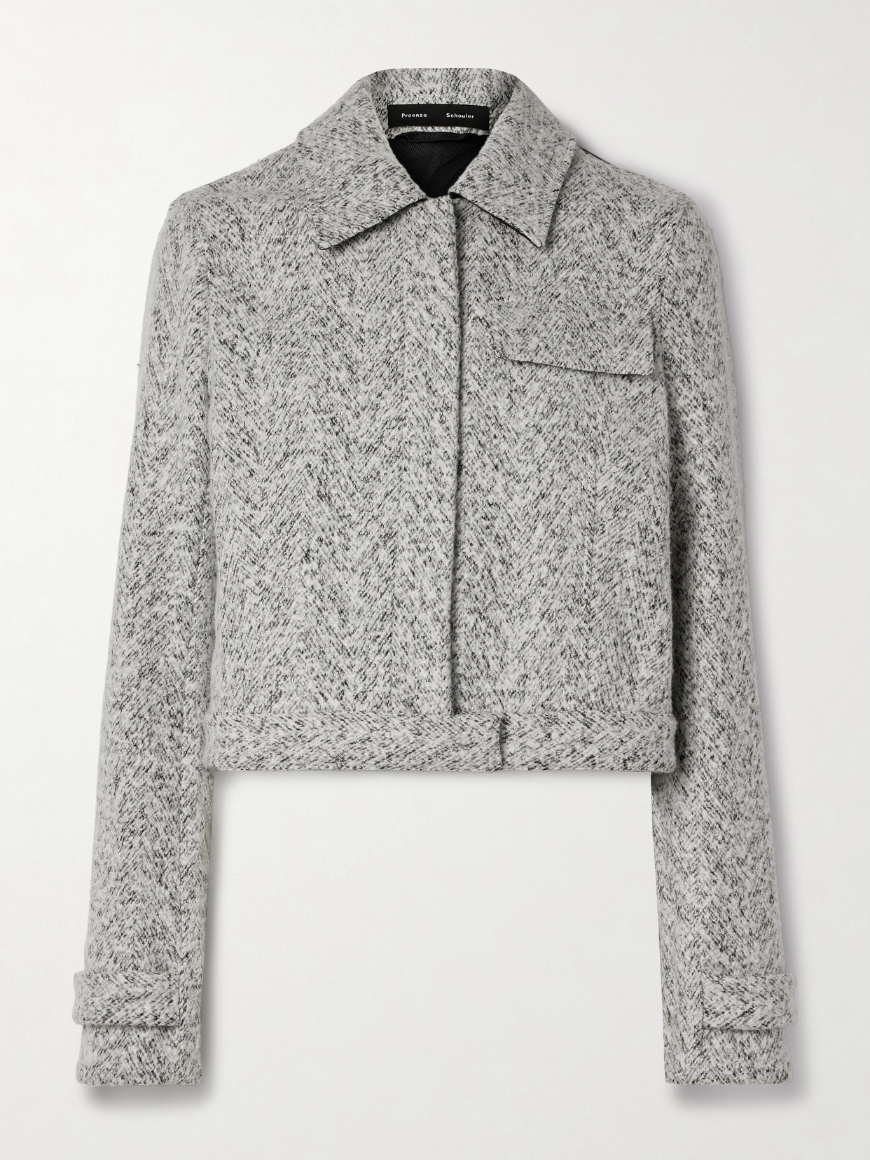 Proenza Schouler - Rivers Bouclé-tweed Jacket - Gray