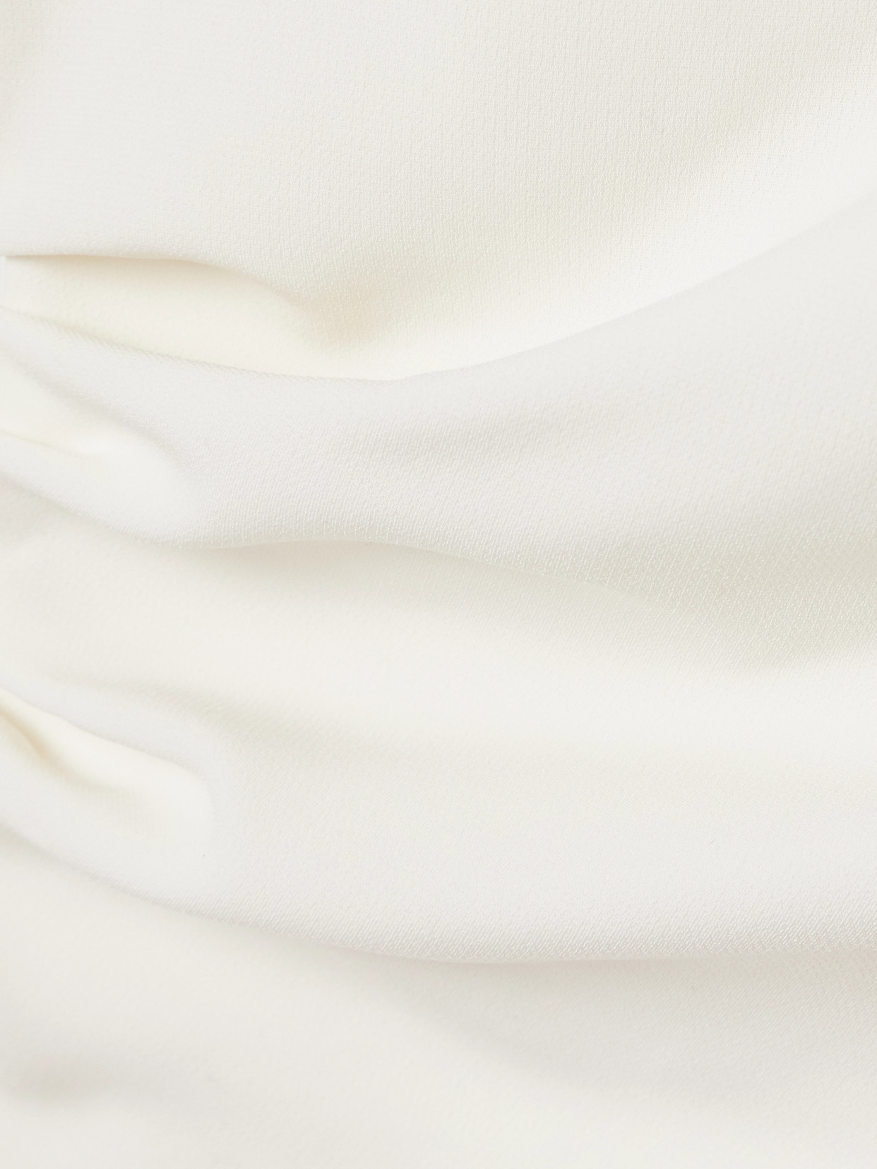 PROENZA SCHOULER ALEXIS GATHERED CREPE TOP