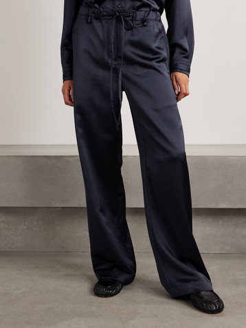 Proenza Schouler White Label Magnus satin wide-leg pants