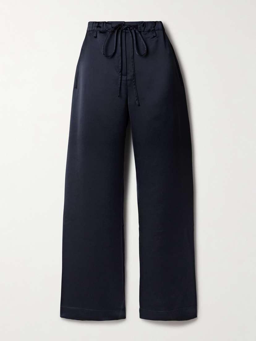 Proenza Schouler White Label Magnus Satin Wide-leg Pants