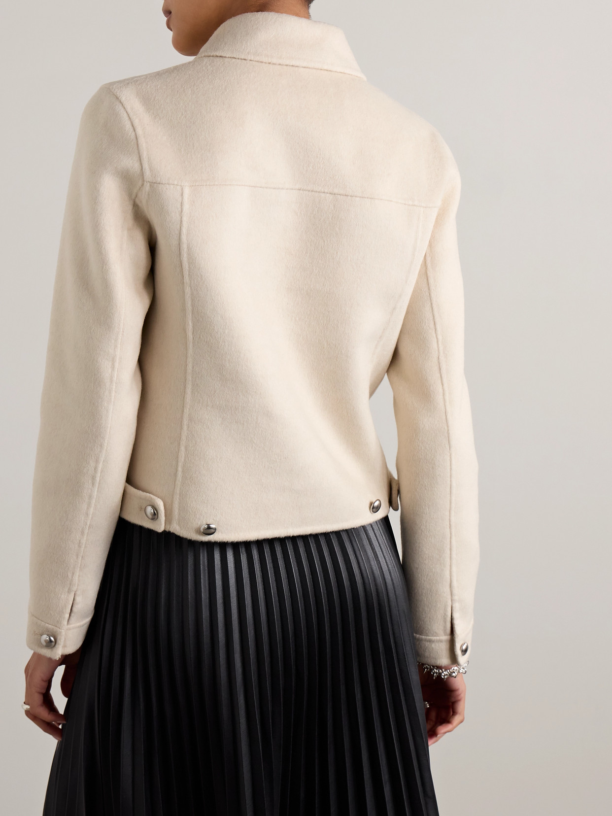 PROENZA SCHOULER WHITE LABEL EMILIE WOOL-BLEND JACKET