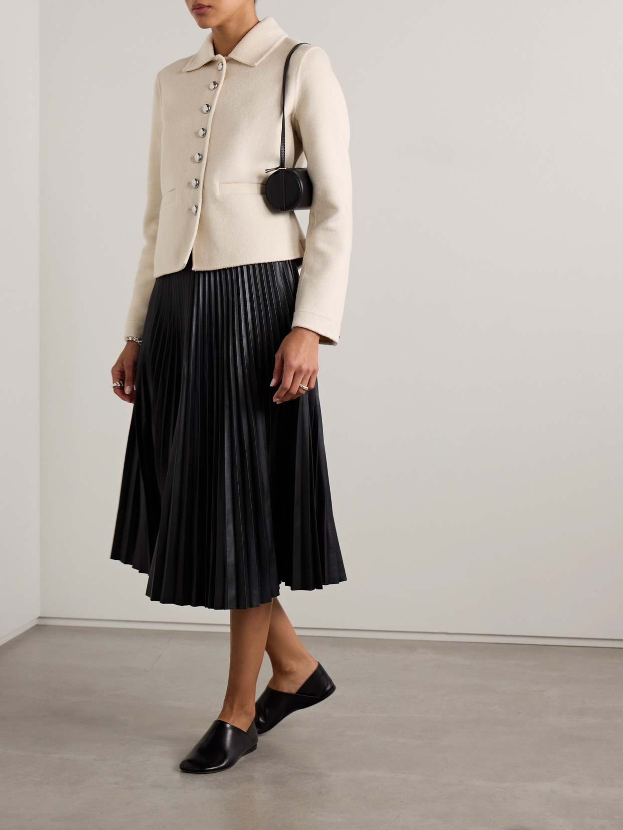 PROENZA SCHOULER WHITE LABEL EMILIE WOOL-BLEND JACKET