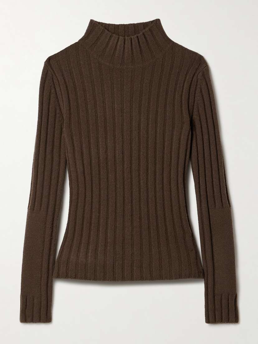 Proenza Schouler Haven Ribbed Wool-blend Turtleneck Sweater - x large