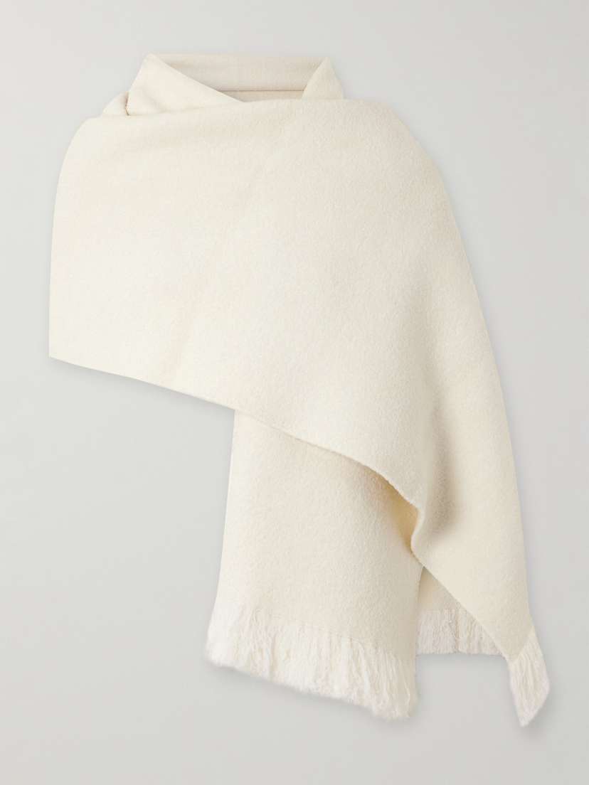 Proenza Schouler Fringed Knitted Scarf