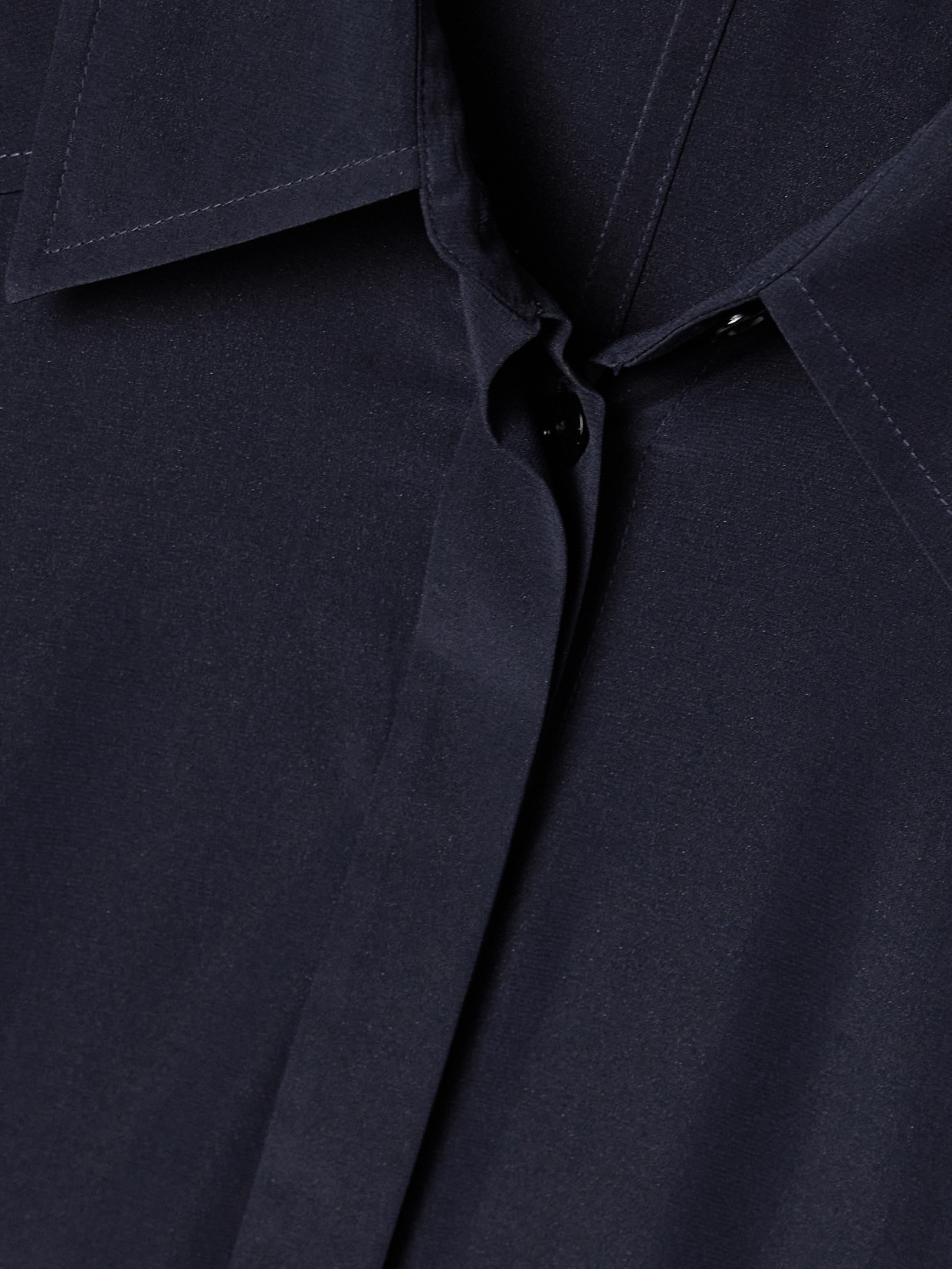 Proenza Schouler Demi Crepe De Chine Shirt In Blue