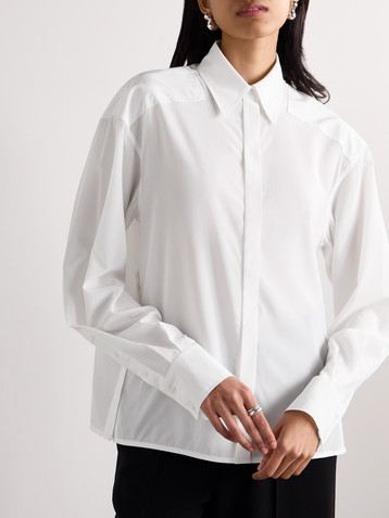 Proenza Schouler Demi crepe de chine shirt