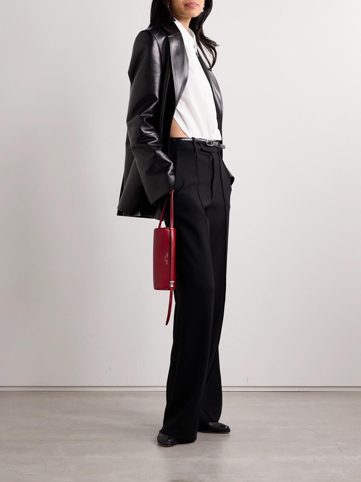 Proenza Schouler Demi Crepe De Chine Shirt In White