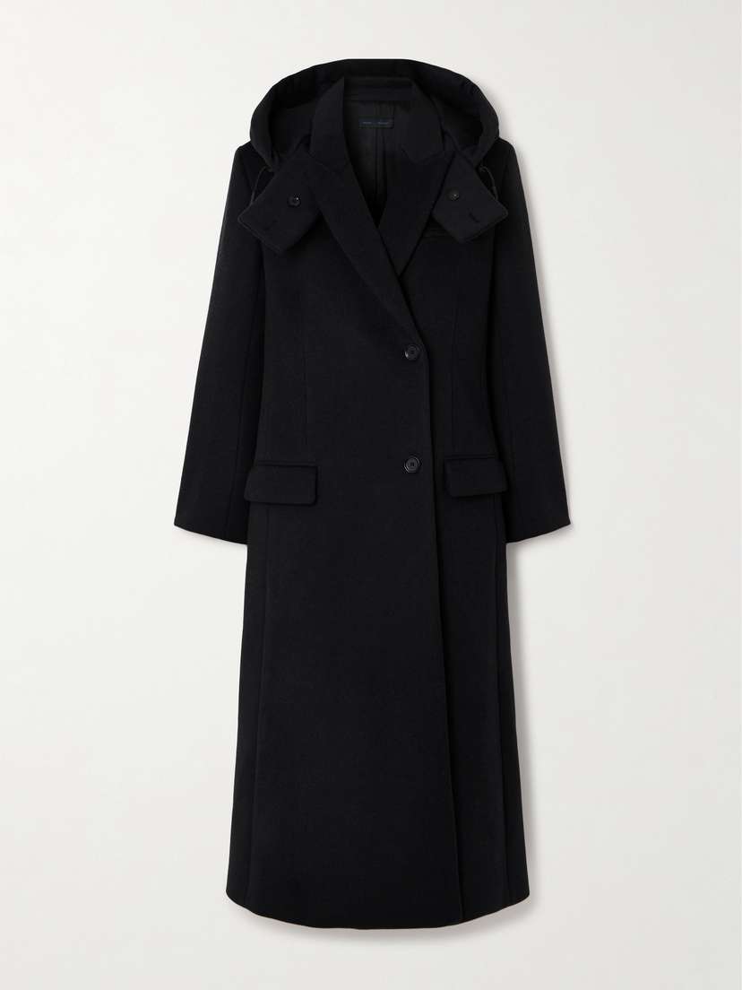 Proenza Schouler Hooded Brushed-wool Coat