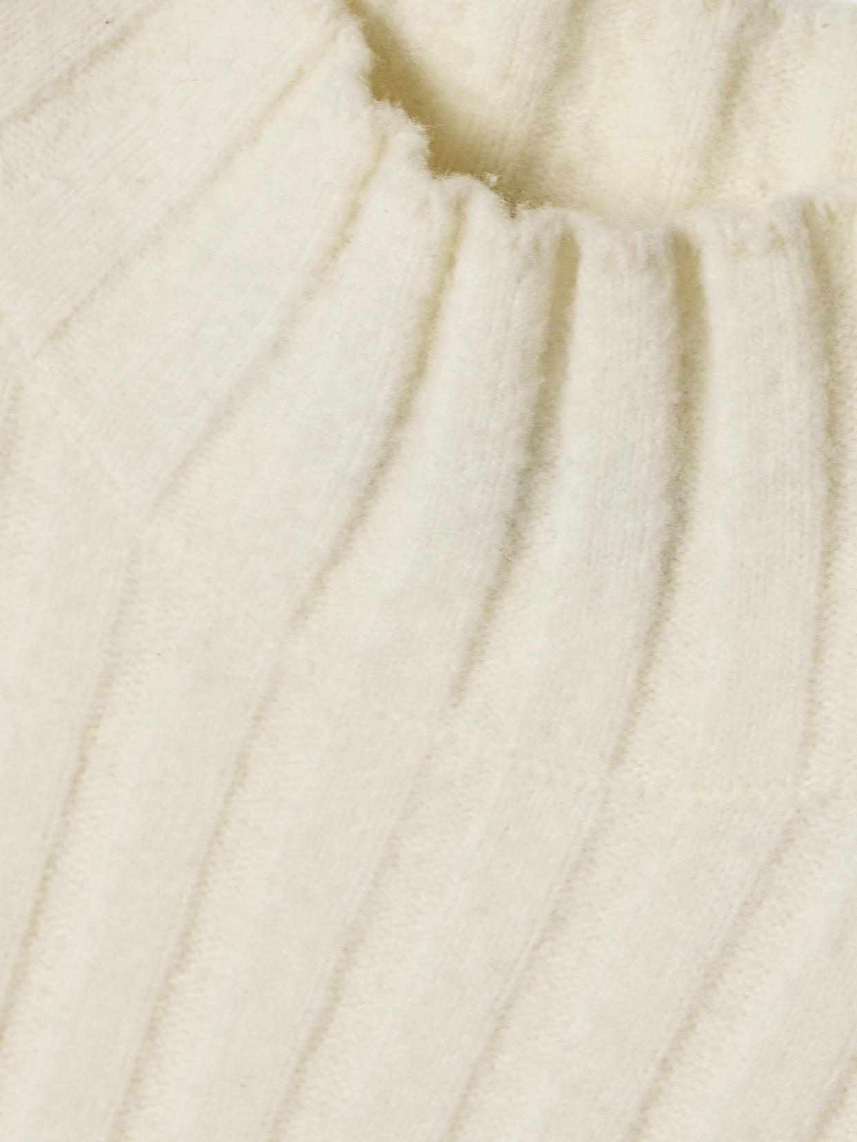 Proenza Schouler Haven Ribbed-knit Wool-blend Sweater In White