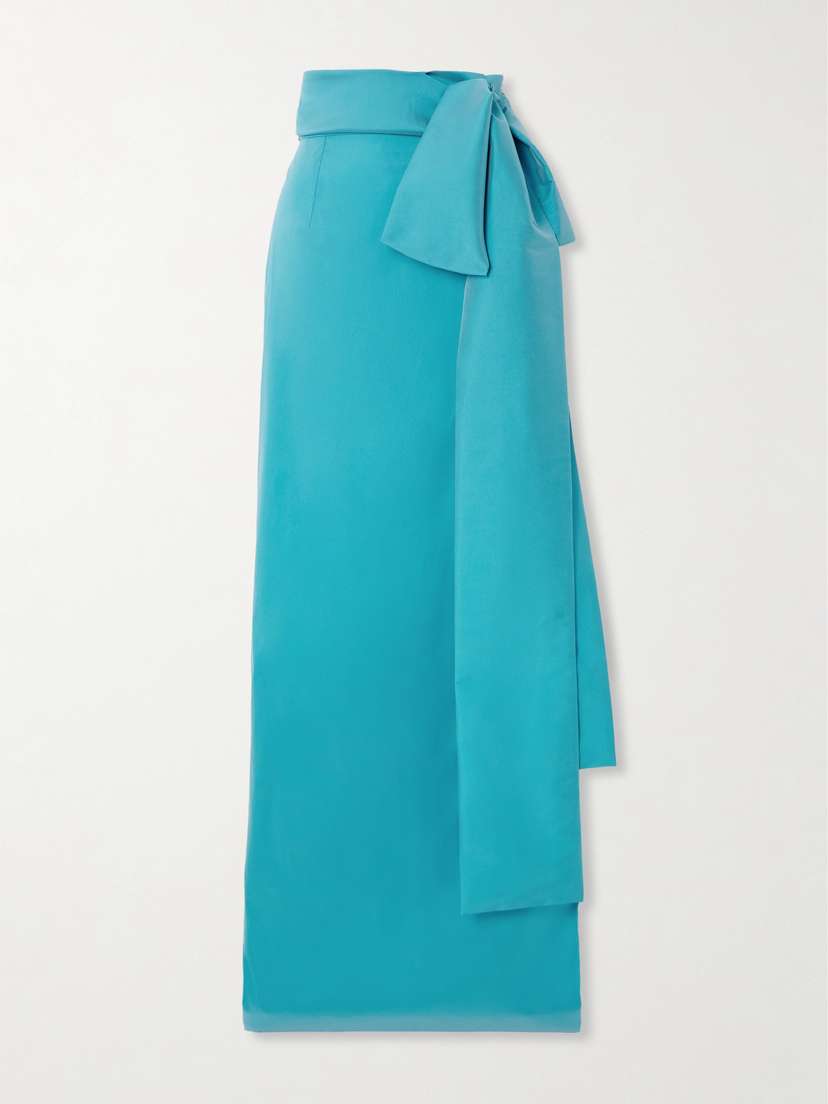 BERNADETTE Bernard Taffeta Maxi Skirt
