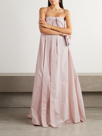 Bernadette Estelle bow-embellished taffeta gown