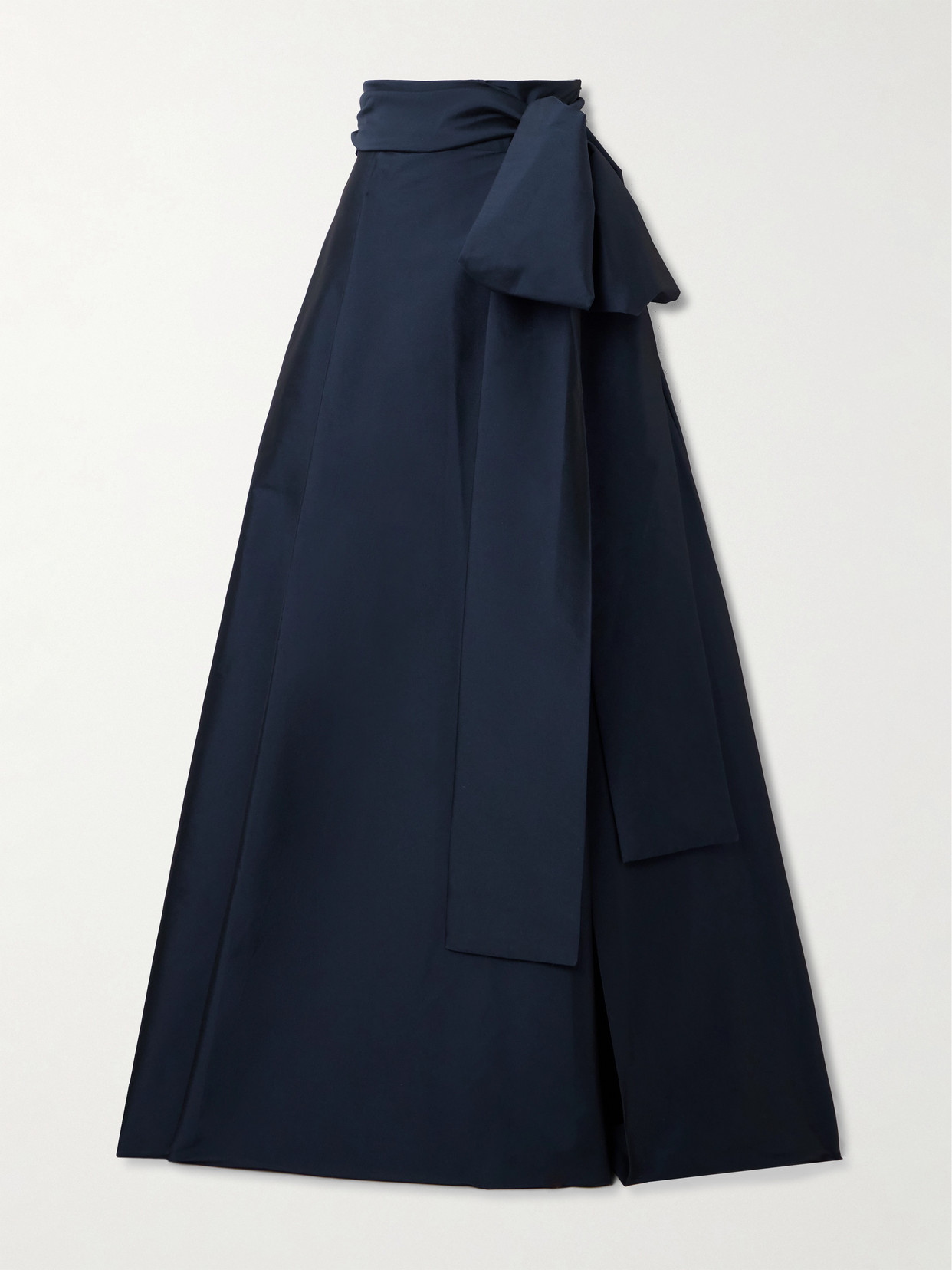 BERNADETTE - Beatrice Stretch-taffeta Maxi Skirt - Blue