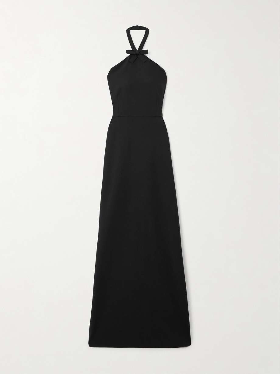 jolene halterneck crepe maxi dress