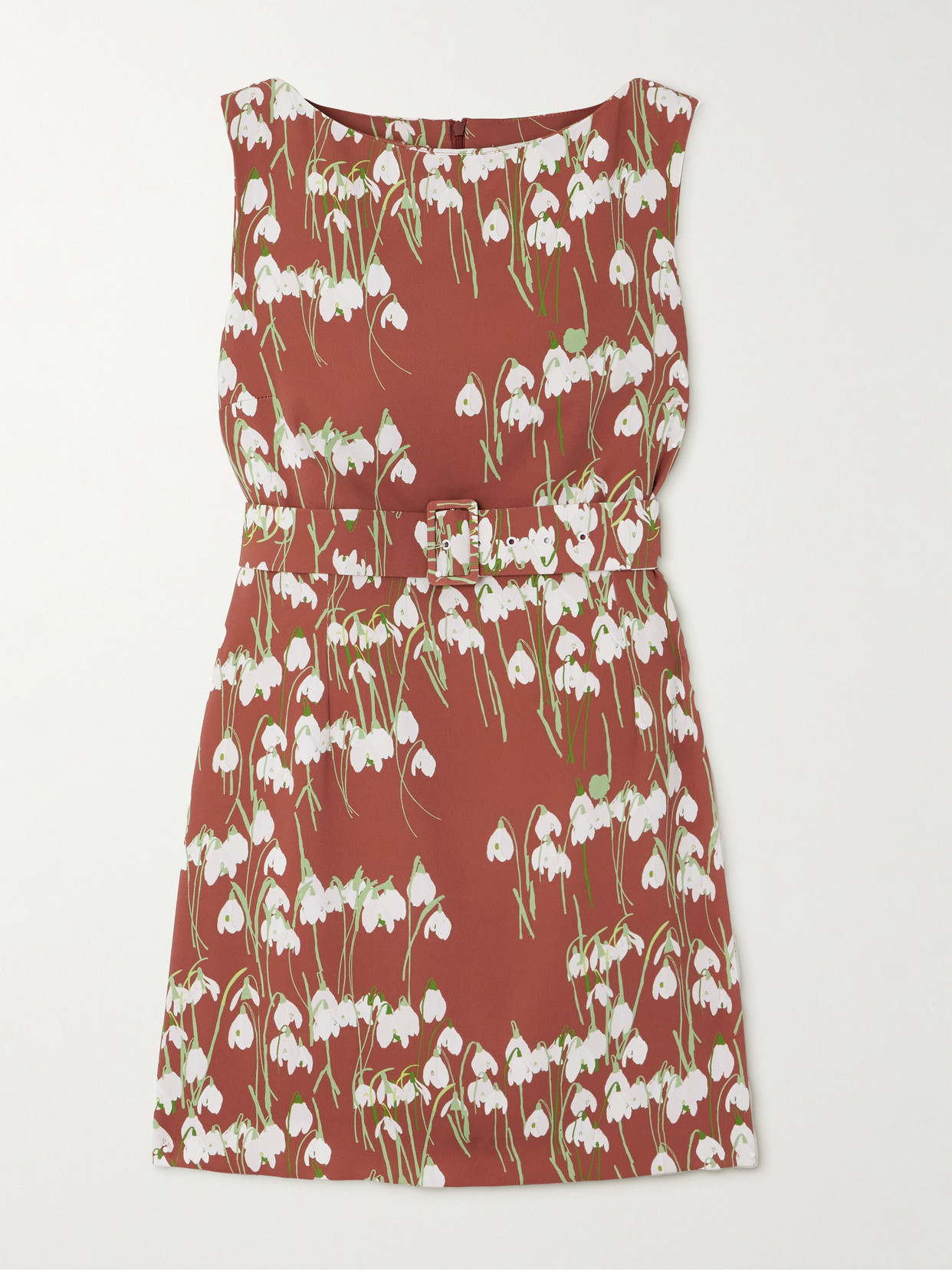 Bernadette Lucille Mini Dress In Brown