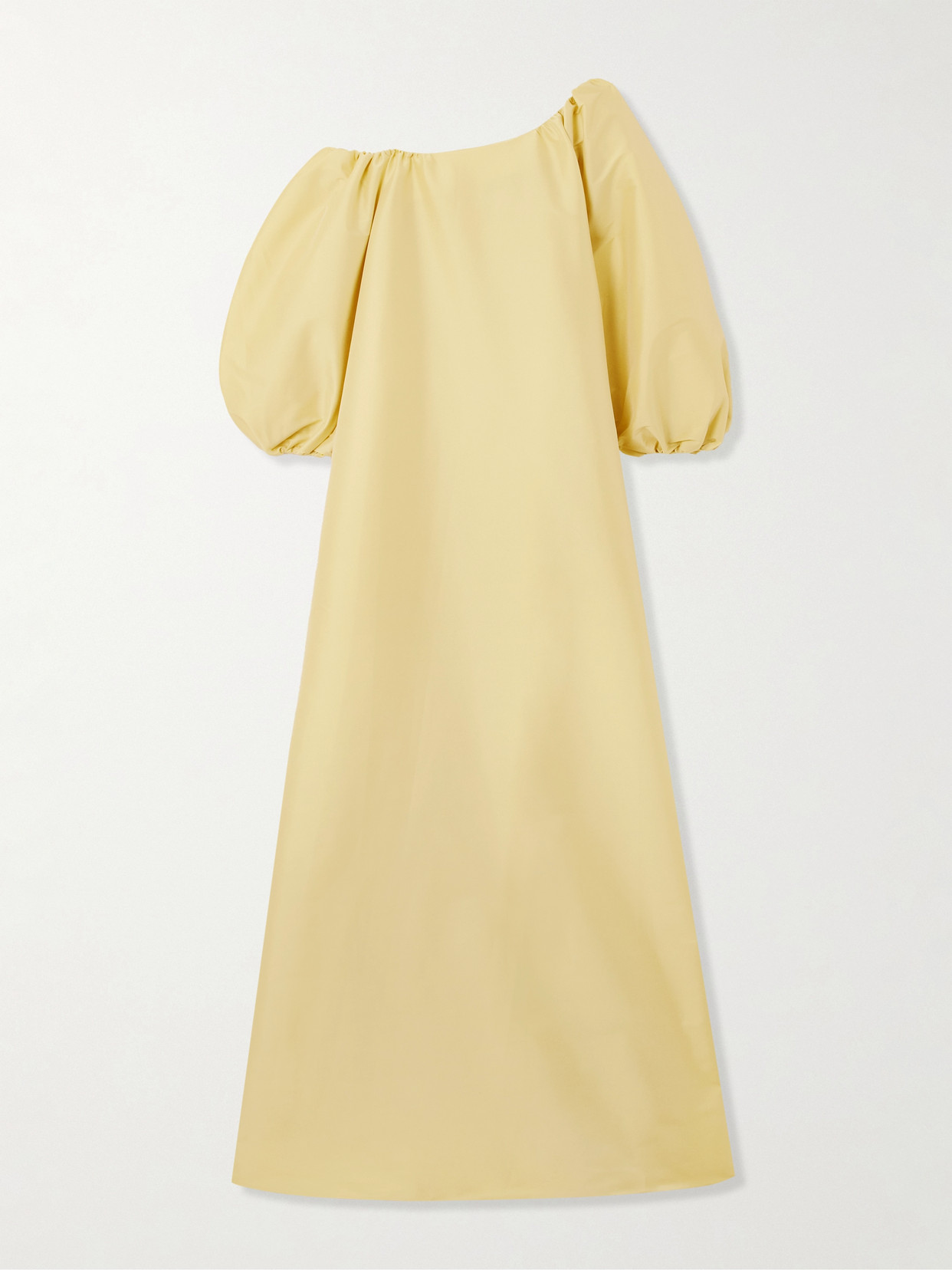 Bernadette Nathalie Off-the-shoulder Taffeta Gown In Yellow