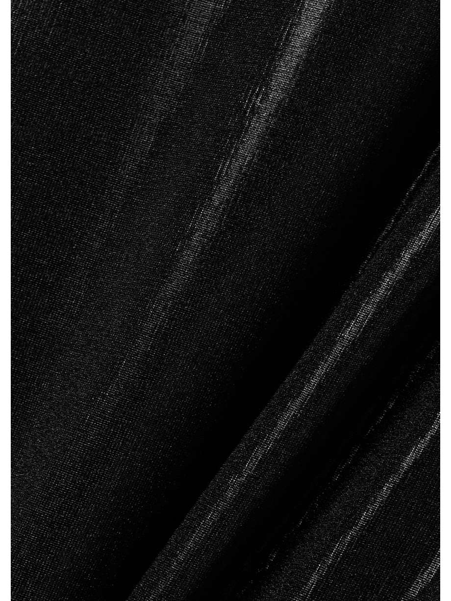 strapless stretch-lamé maxi dress