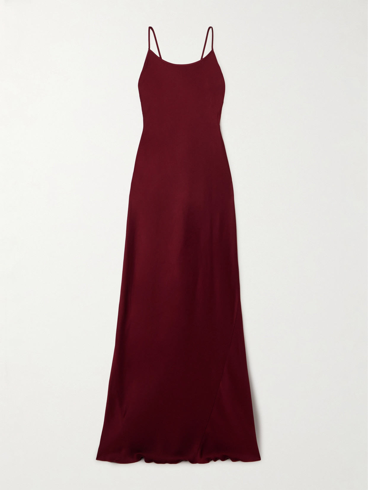 Victoria Beckham - Cami Open-back Satin Gown - Red