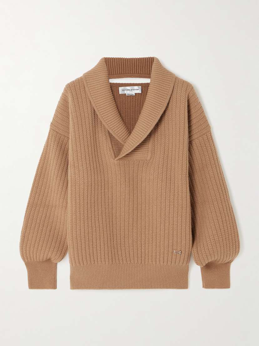 Victoria Beckham Ribbed Wool Sweater