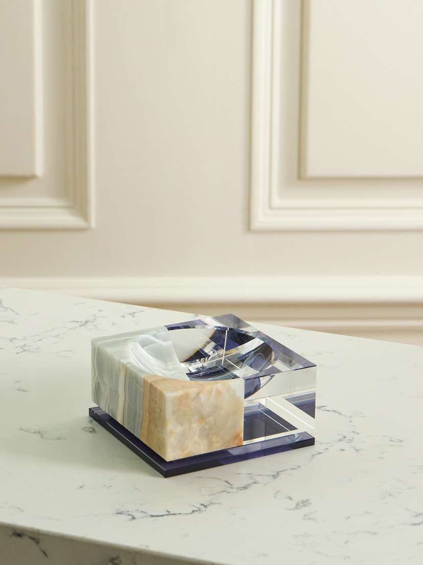 Reflections Copenhagen Illusion Onyx And Crystal Bowl