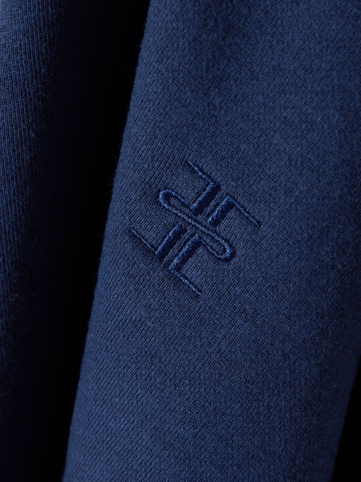 Éterne French Cotton And Modal-blend Terry Sweatshirt In Blue