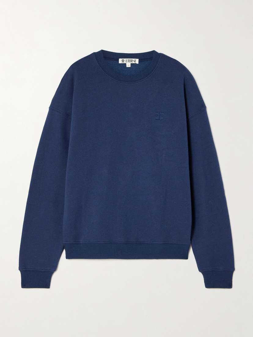 ÉTERNE French Cotton And Modal-blend Terry Sweatshirt