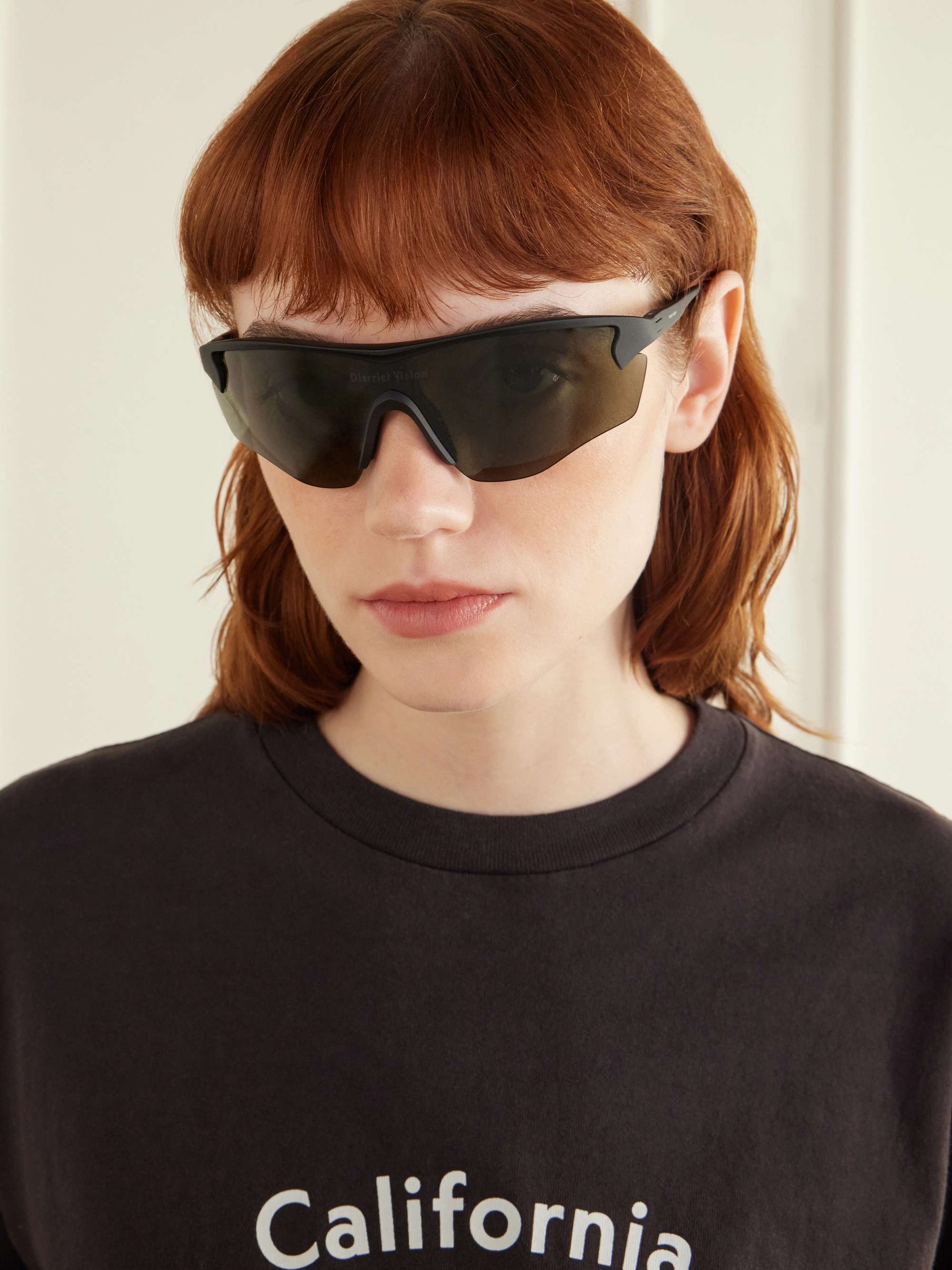 DISTRICT VISION Junya Racer D-frame polycarbonate sunglasses | NET