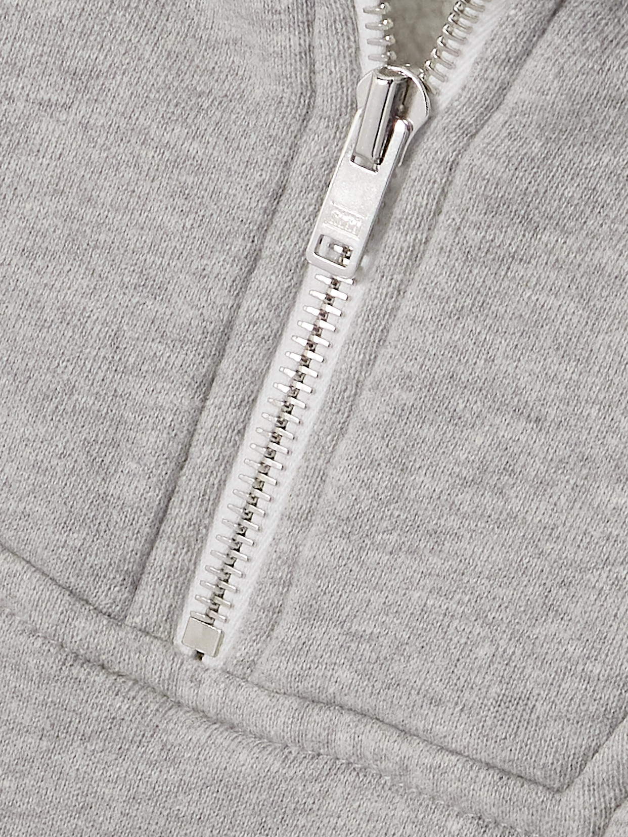 LES TIEN HALEY CROPPED COTTON-JERSEY SWEATSHIRT 