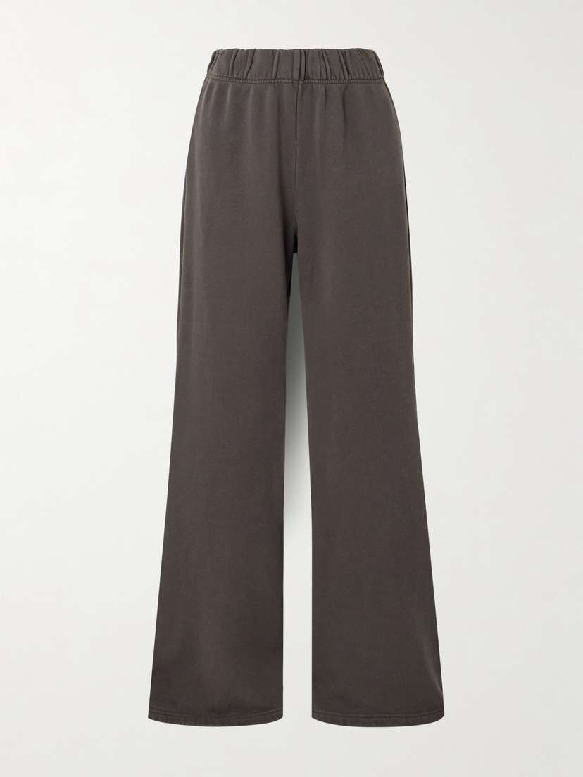 Les Tien Cotton-jersey Flared Track Pants