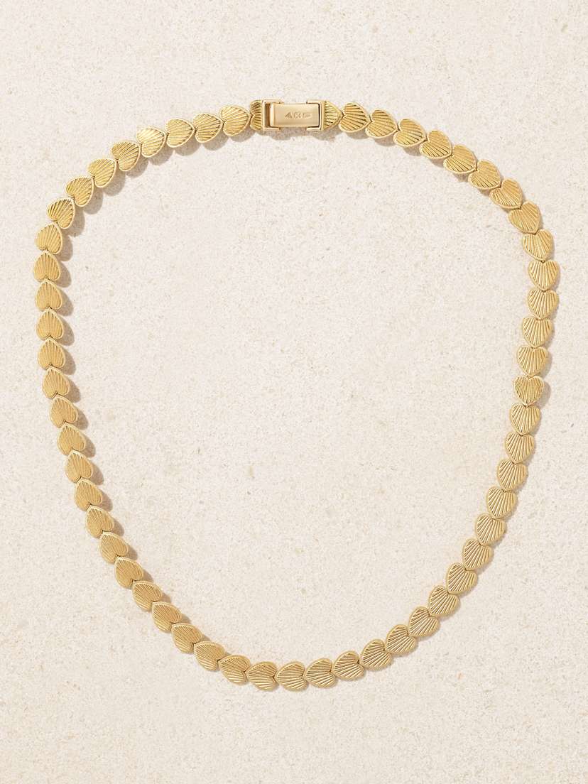 Foundrae True Love Small 18-karat Gold Necklace