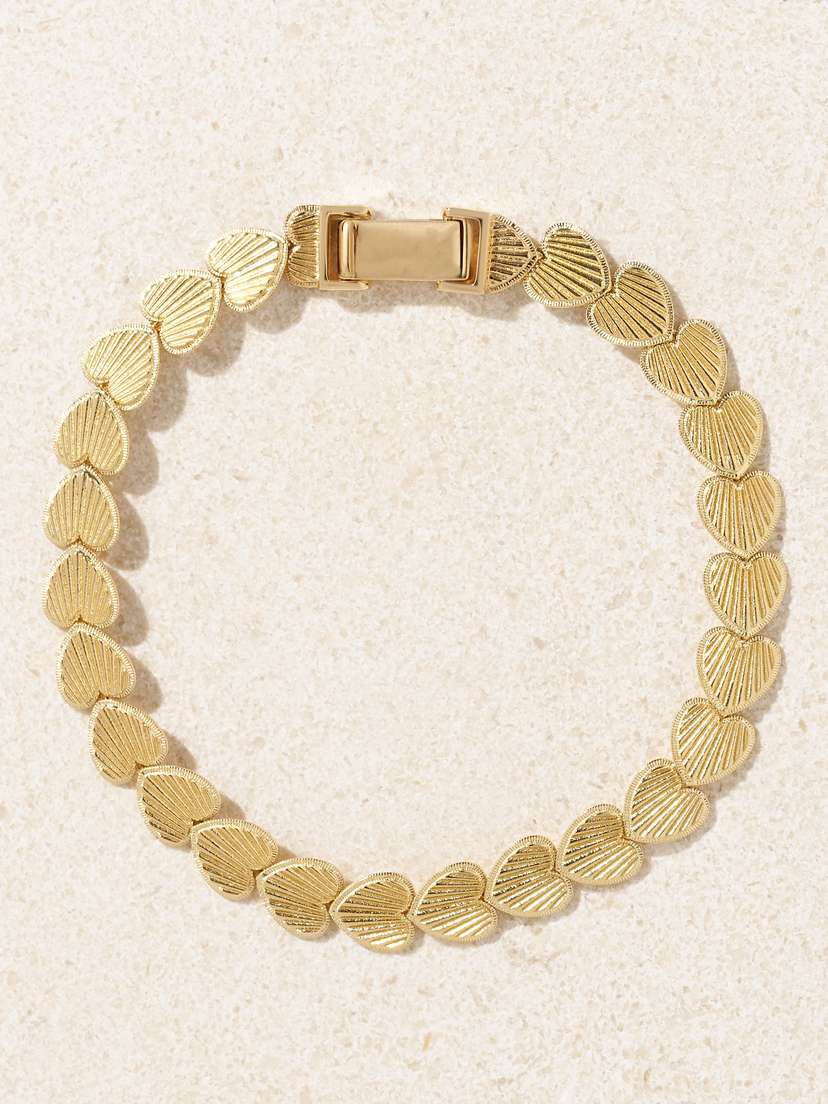 Foundrae True Love Small 18-karat Gold Bracelet
