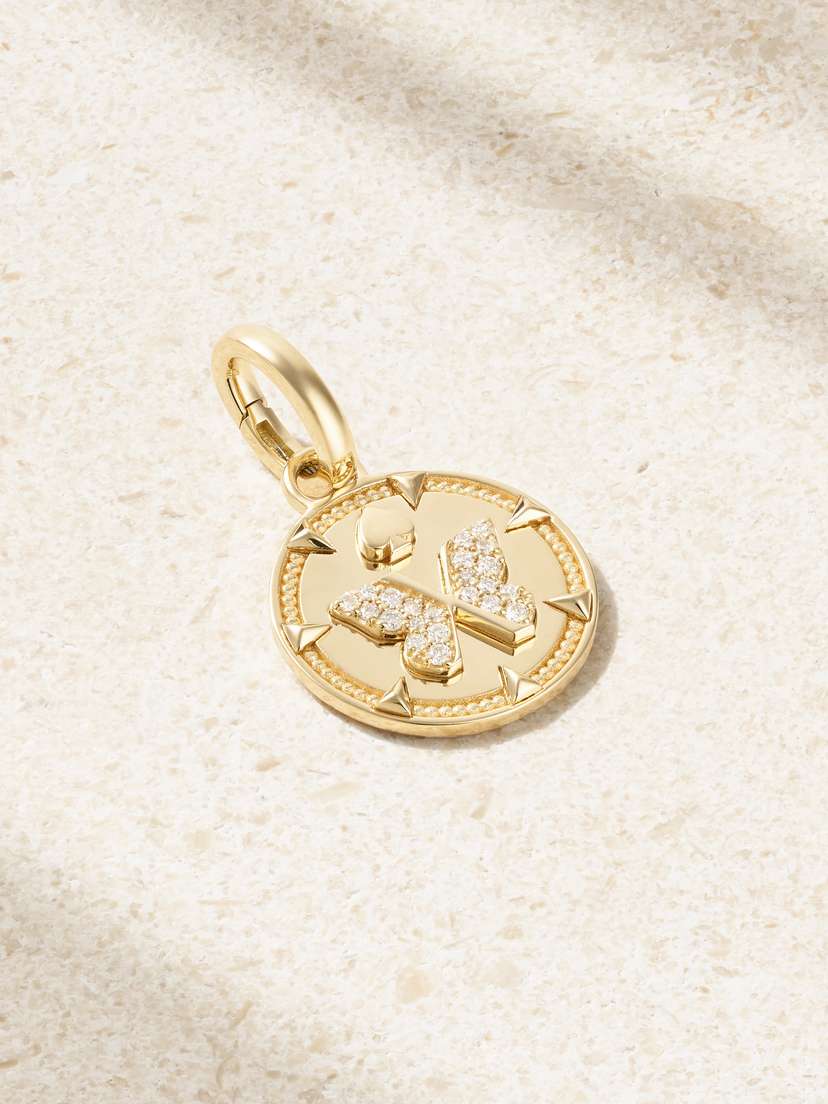 Foundrae Reverie 18-karat Gold Diamond Pendant