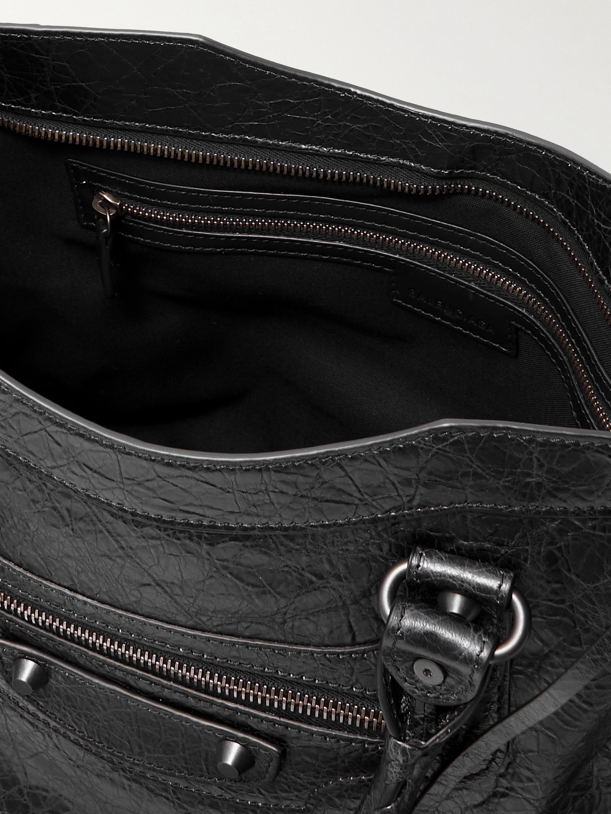 Le City Medium Textured-Leather Tote