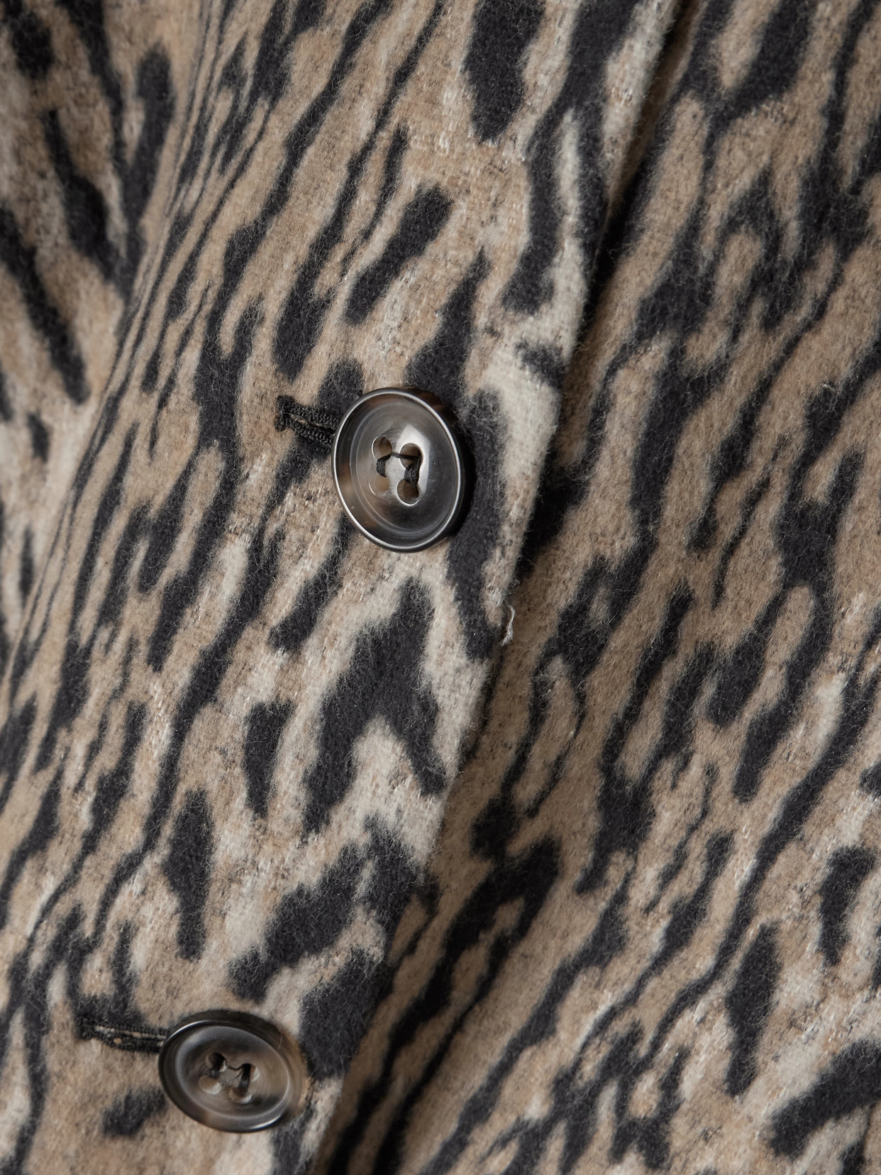 Tommie Leopard-Print Felt Jacket