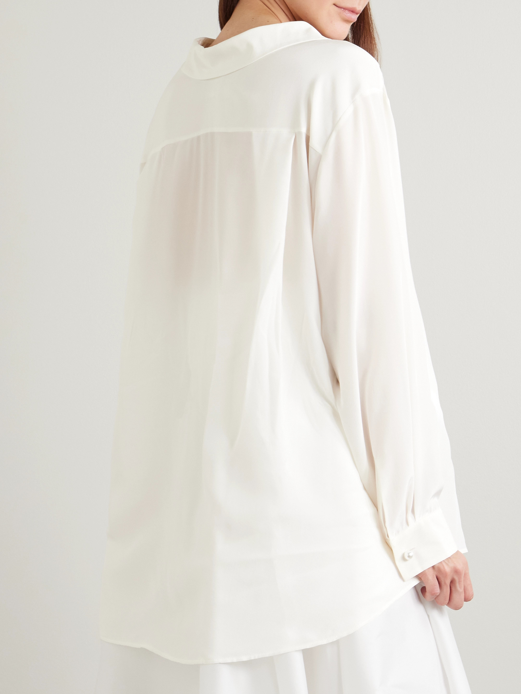 Bernadette Guido embellished silk shirt thumbnail