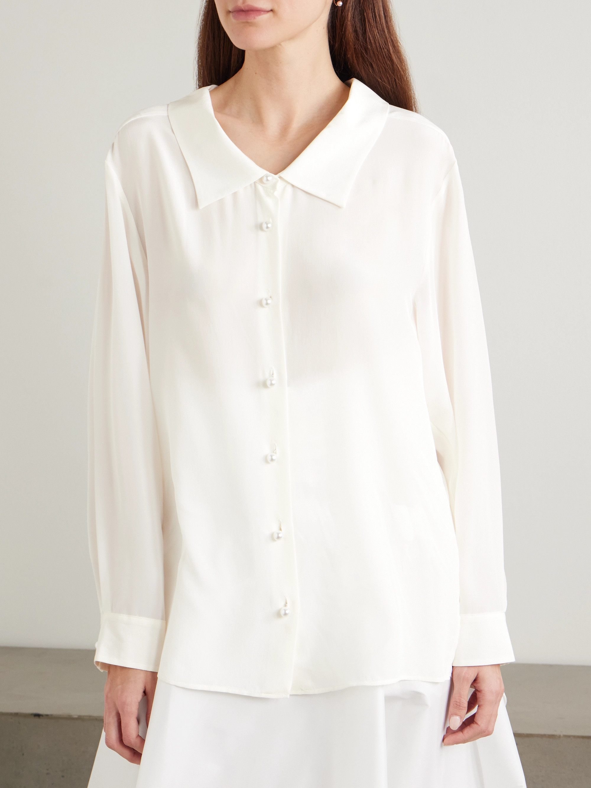 Bernadette Guido embellished silk shirt