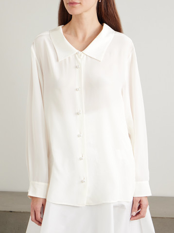 Bernadette Guido embellished silk shirt
