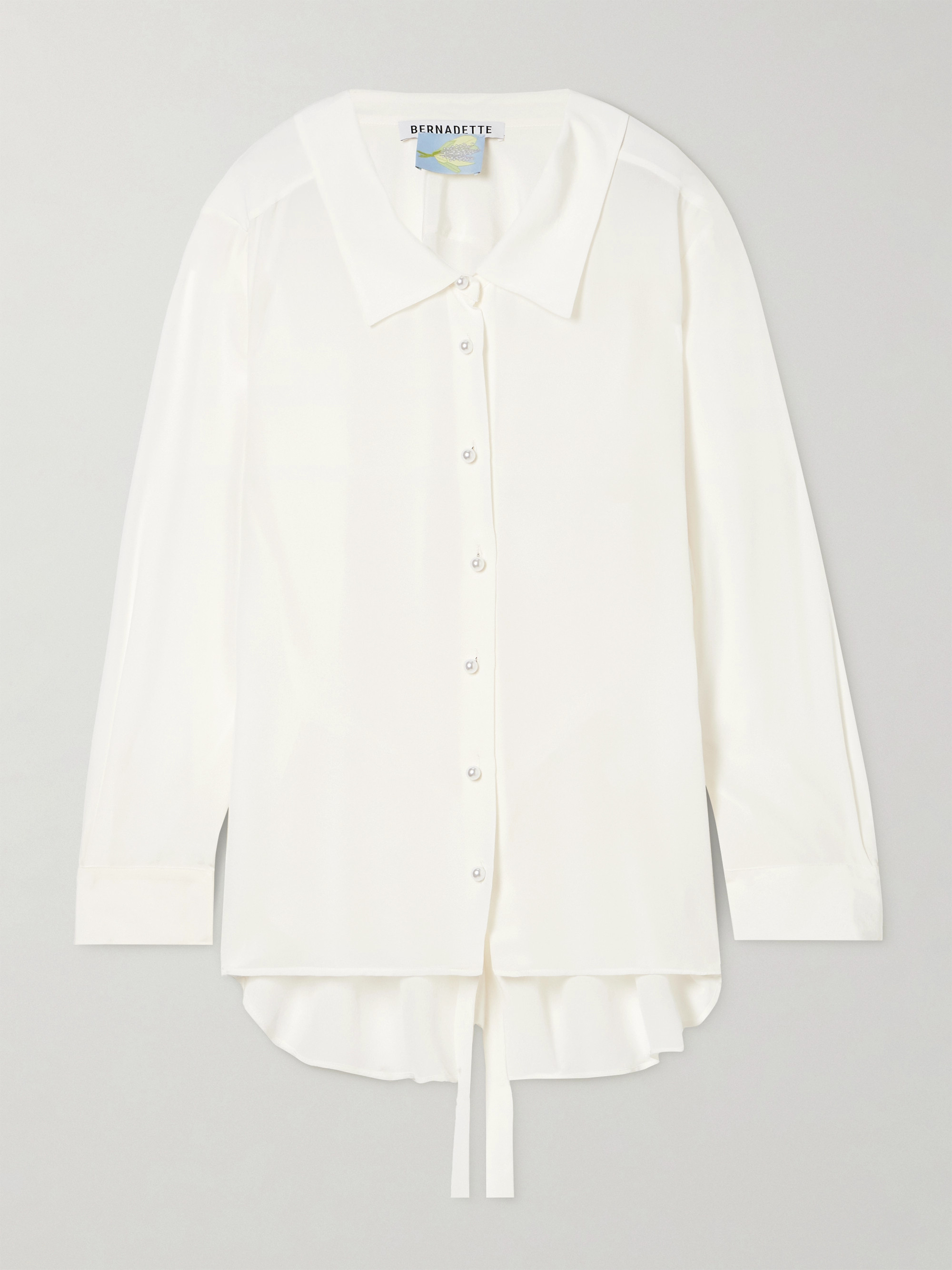 Bernadette Guido embellished silk shirt thumbnail