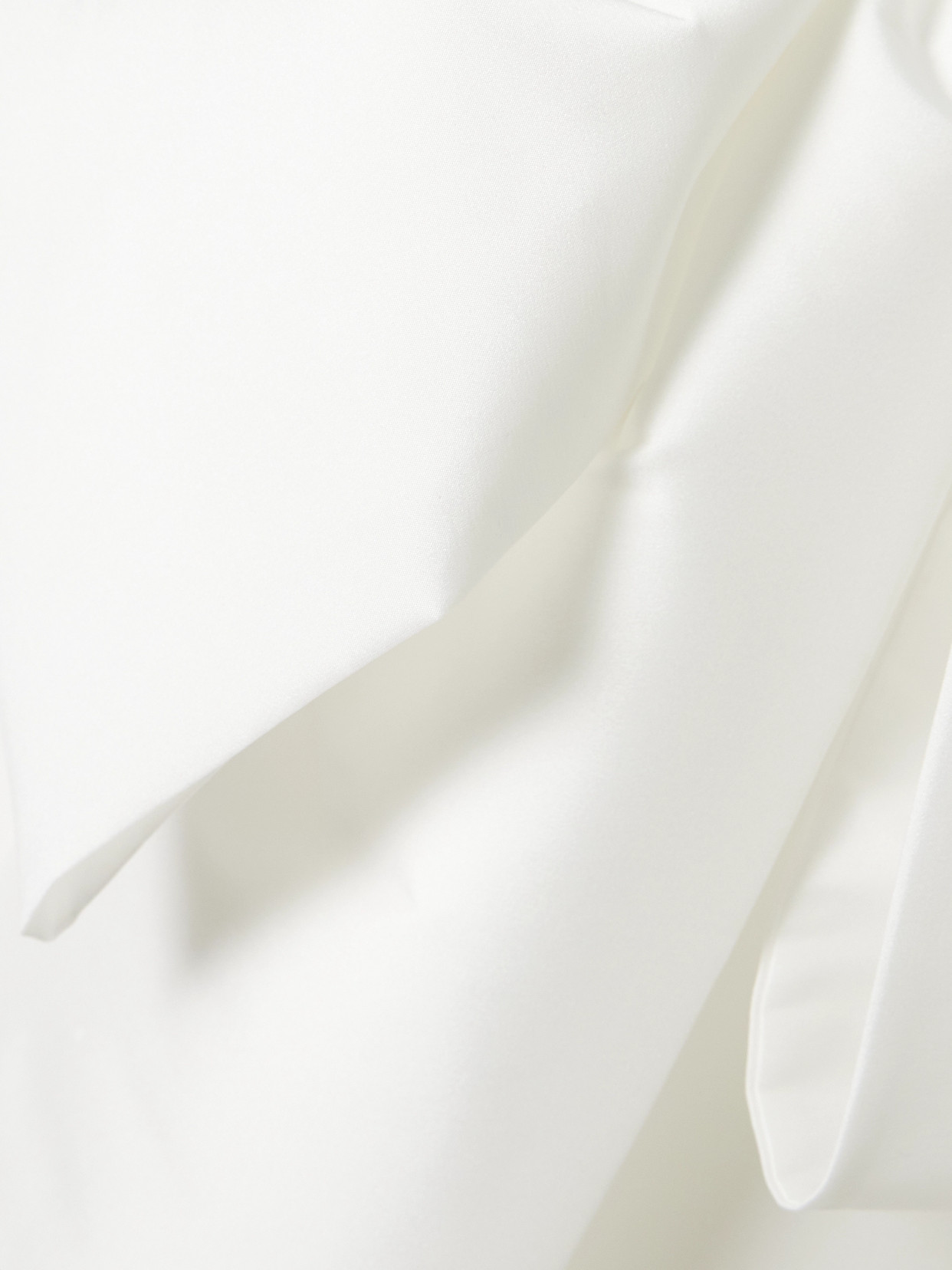 Beatrice Bow-Detailed Taffeta Maxi