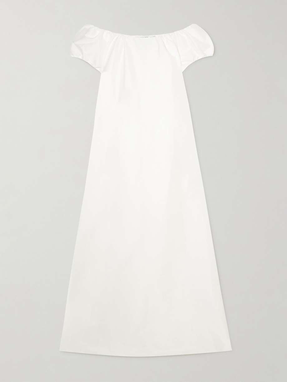 rianne off-the-shoulder taffeta gown