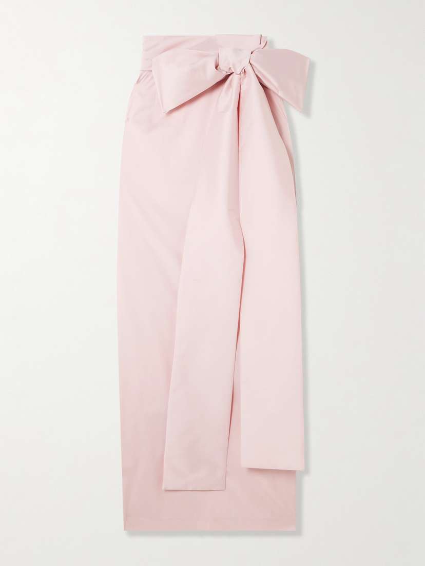BERNADETTE Bernard Taffeta Maxi Skirt