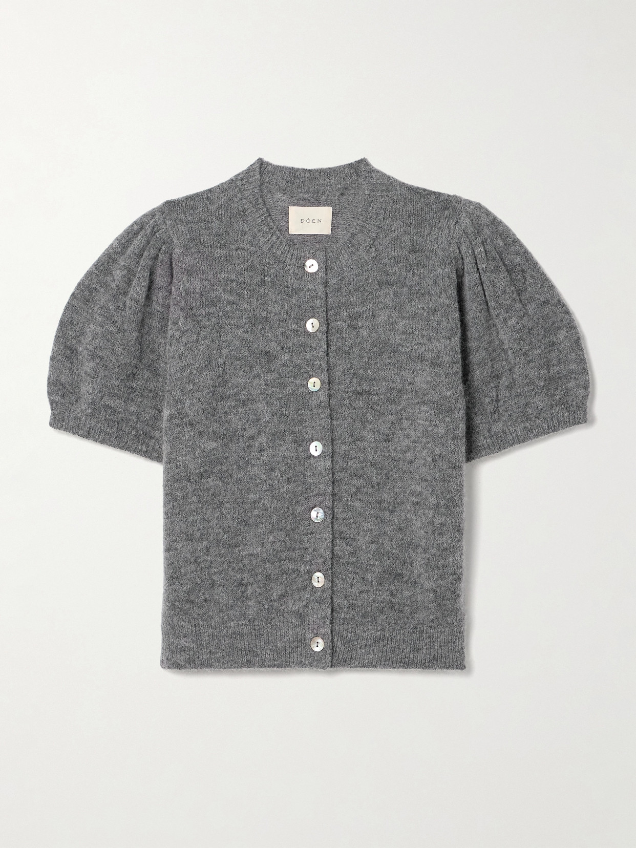 DÔEN - Anisa Knitted Cardigan - Gray