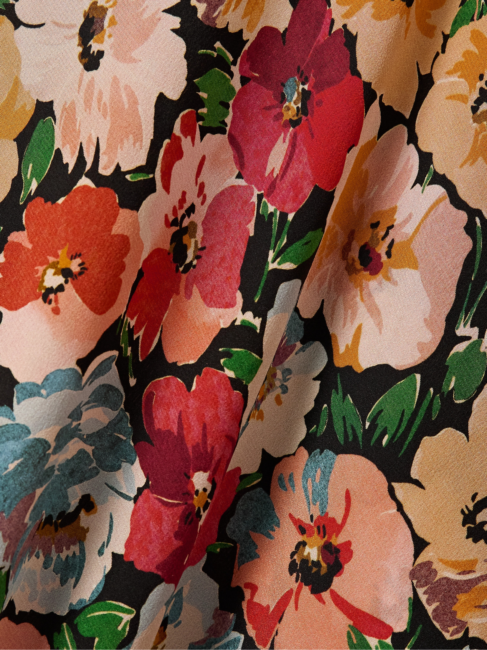 Dôen Dianne floral-print silk crepe de chine mini dress